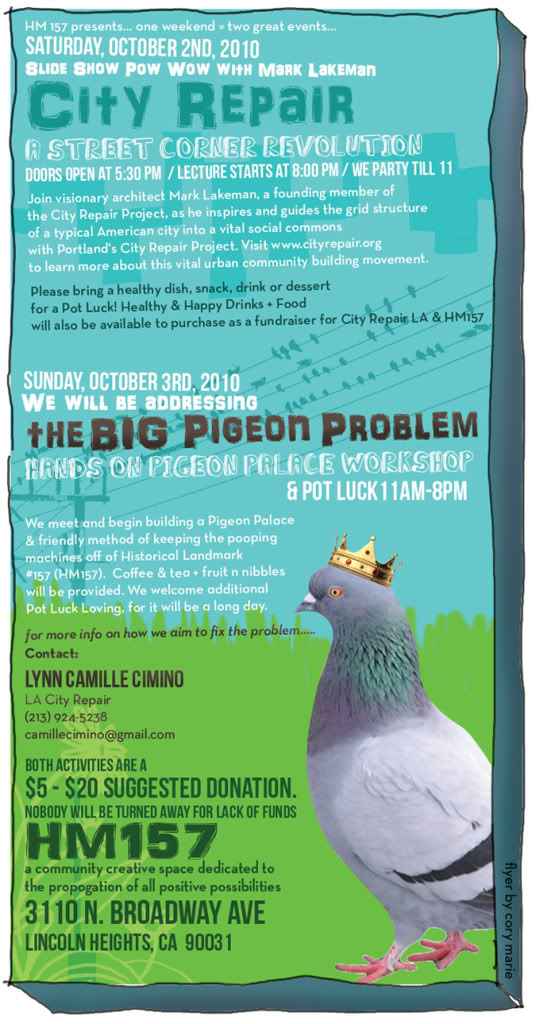 The City Repair Pigeon Project*